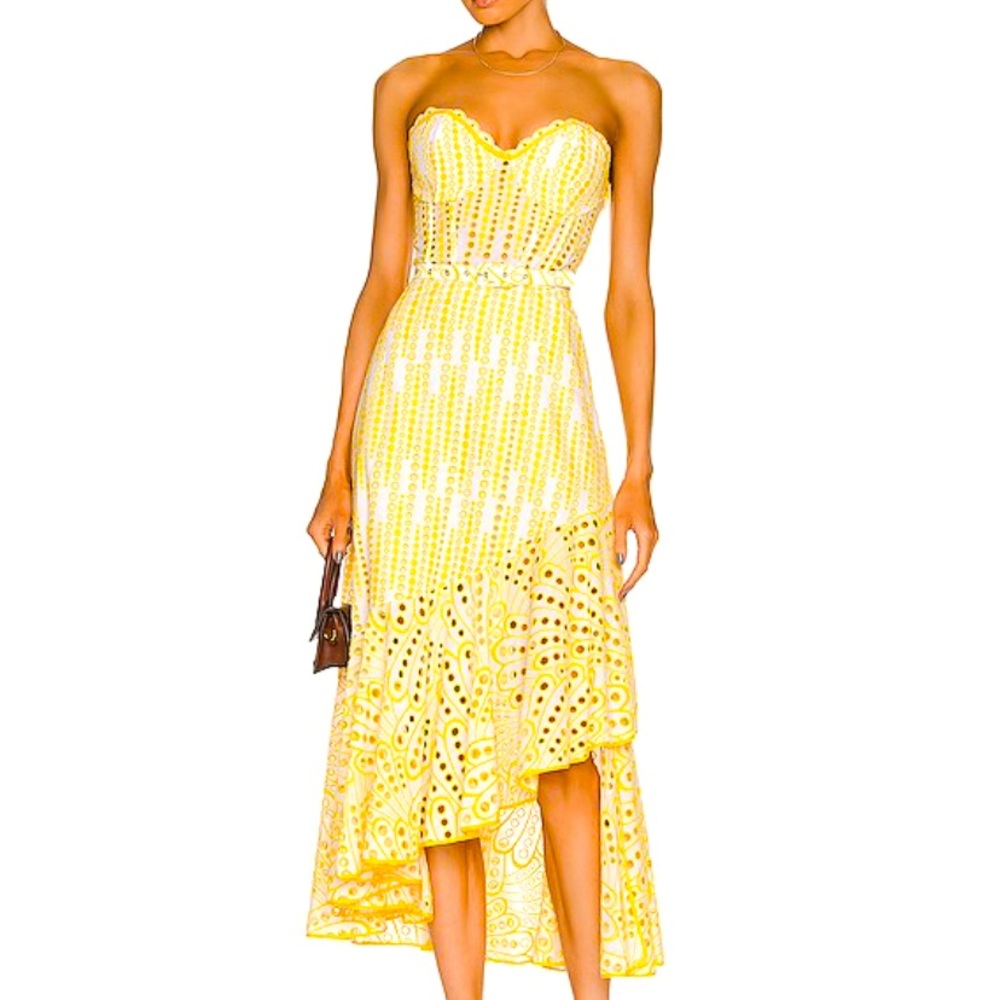 Charo Ruiz Ibiza yellow midi dress ! New with tags